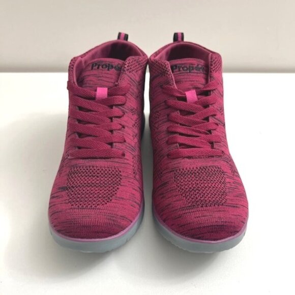 Propet TravelFit Hi Walking Shoes Sneakers in Berry Women's Size 8 D (W) WAT032M - Picture 2 of 6